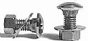 1933-34 Ford Polished Headlight Stand Bolts