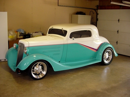 1934 Chevy coupe 16 body Jim Gonyer OH owner