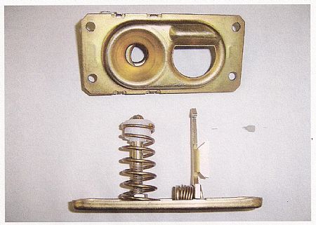 Hood latch Willys & other models w/standard lift up hood