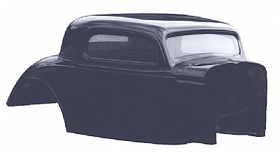 1934 Chevy Coupe Body Shell Package