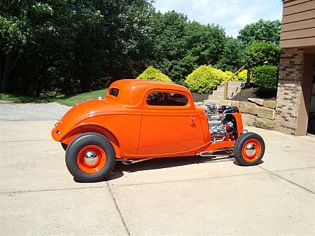 1934 FORD COUPE W/CHASSIS RAY VINSON/PA OWNER