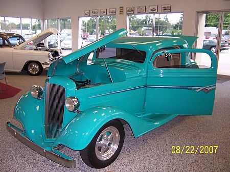 1934 Chevy coupe - Dennis Martin - owner