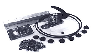 1937-42 Willys Hood Latch Hinge Kit