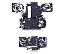 Hood Hinge Retainer Brackets 1932-34 Ford 1934-35 Chevy using aftermarket hood